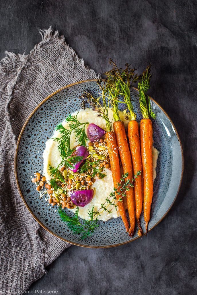 Plant-based plated dish